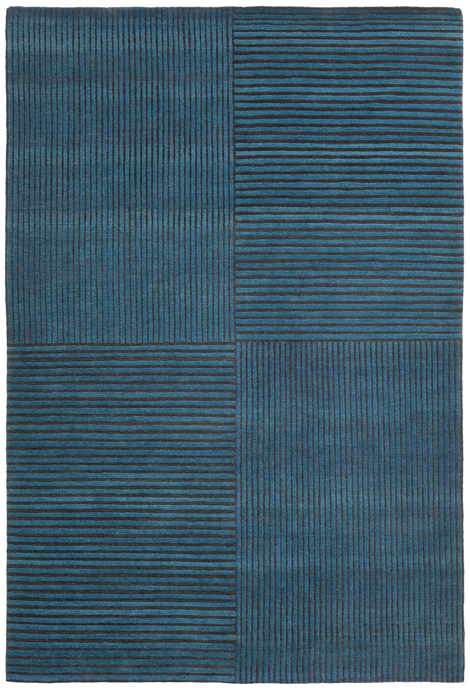 Gamba vario 1 blauw vloerkleed