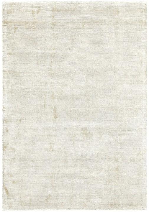 Effen / Cream Indiaas handgeweven tapijt | Maat: 140 × 200 cm