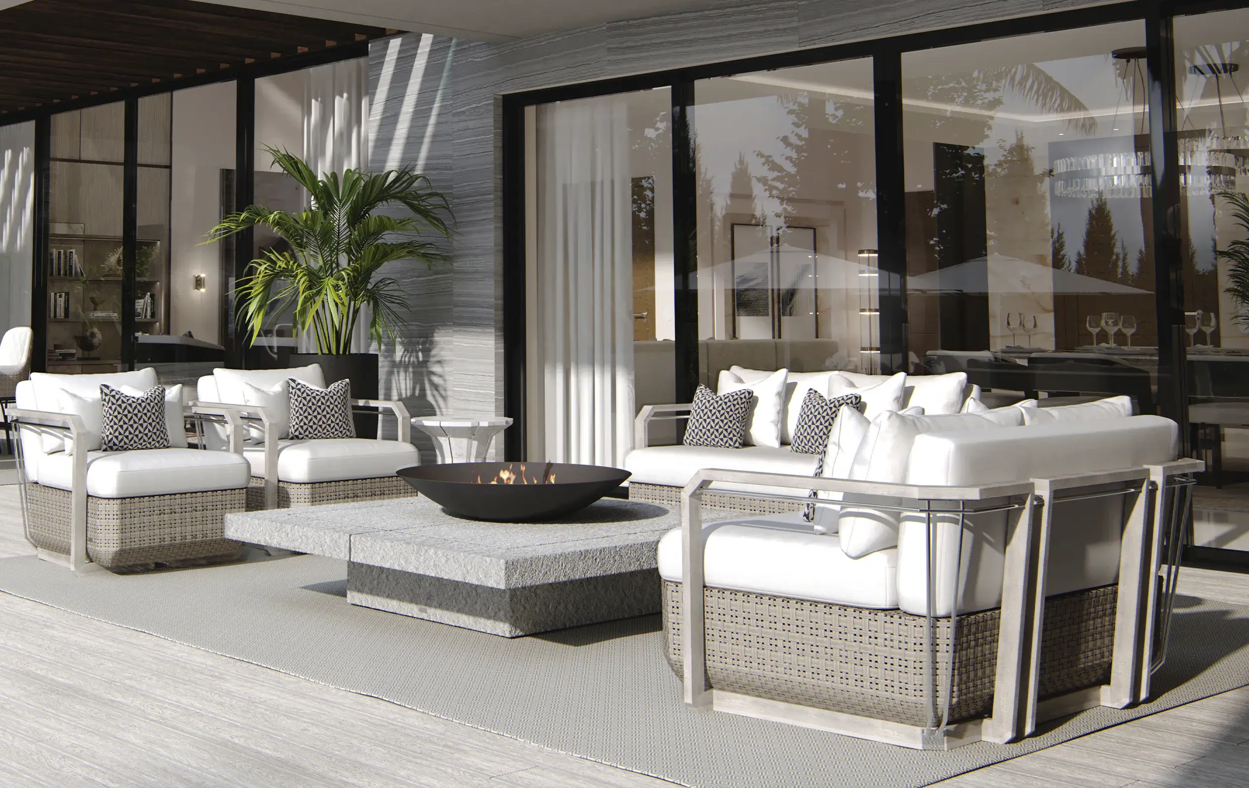 Heritage houten tuinfauteuil - 1