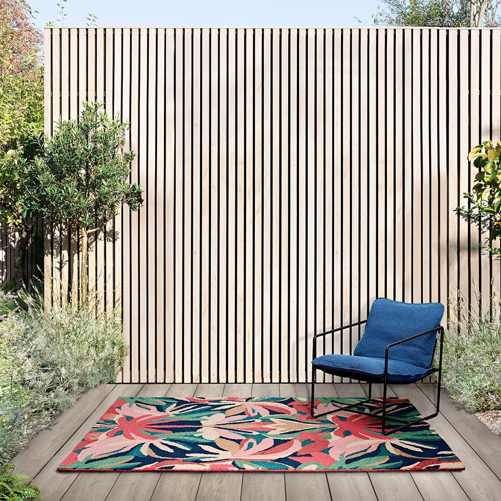 Melora roze outdoor tapijt | Maat: 160 × 230 cm