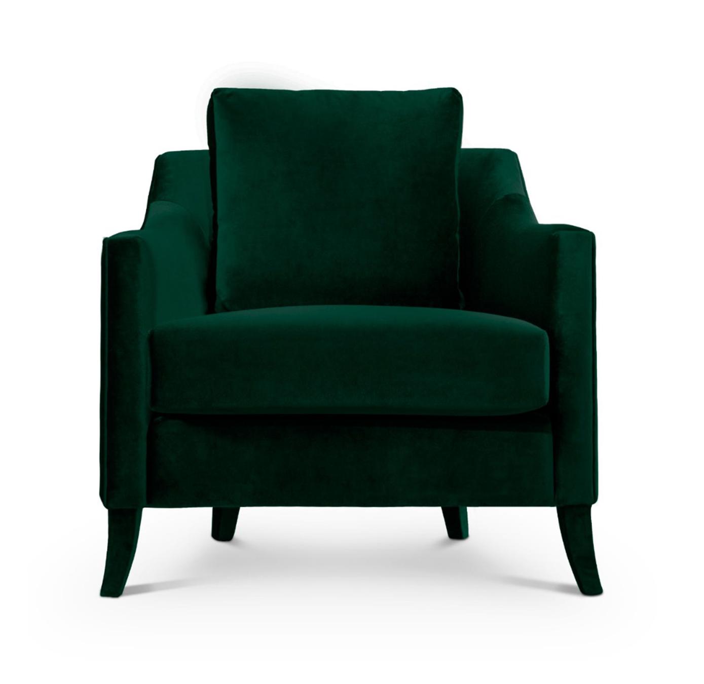 Pluche fluwelen fauteuil
