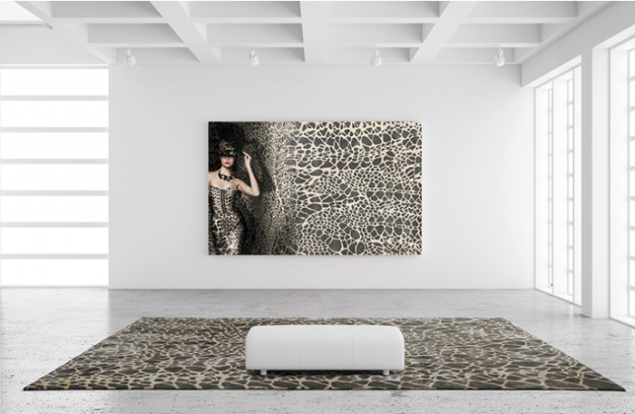 Diamant handgeknoopt Beige / Grey tapijt | Maat: 200 × 300 cm
