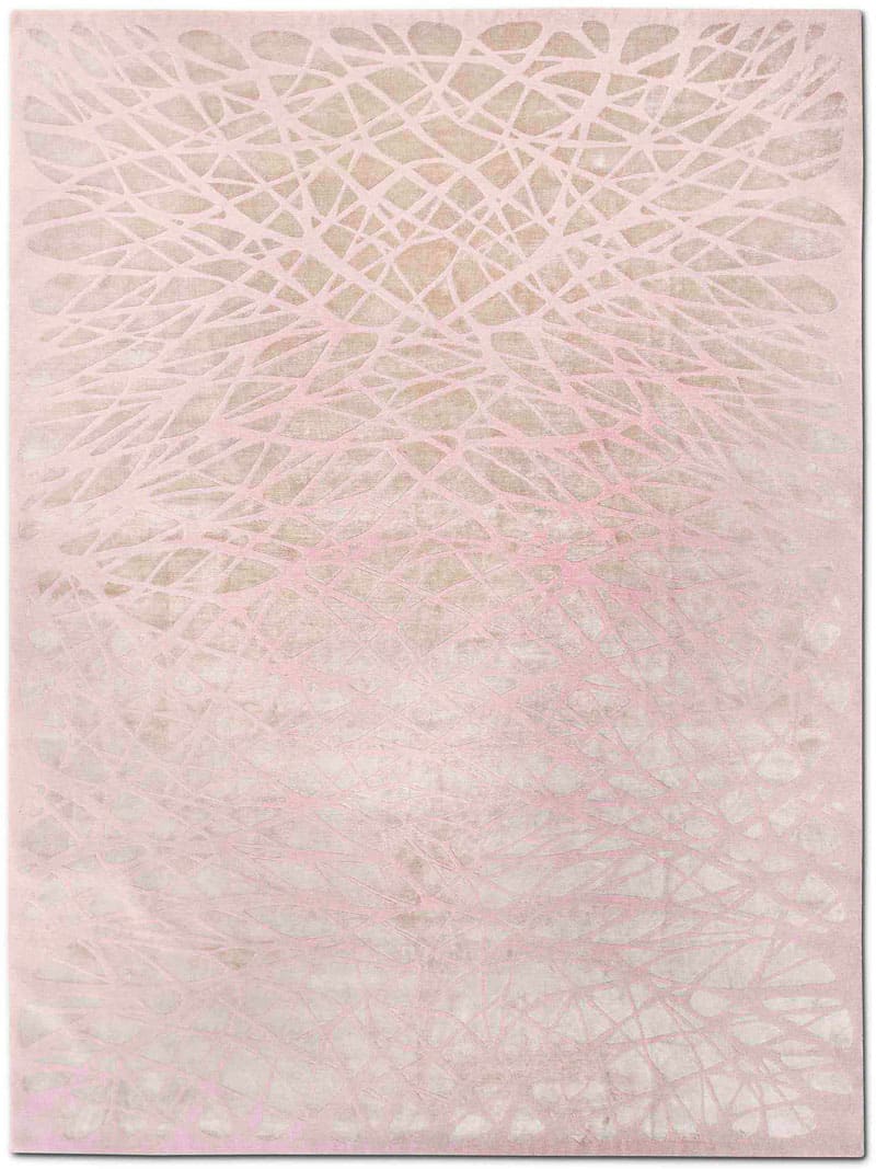 Dresden Rose luxe handgeknoopt vloerkleed