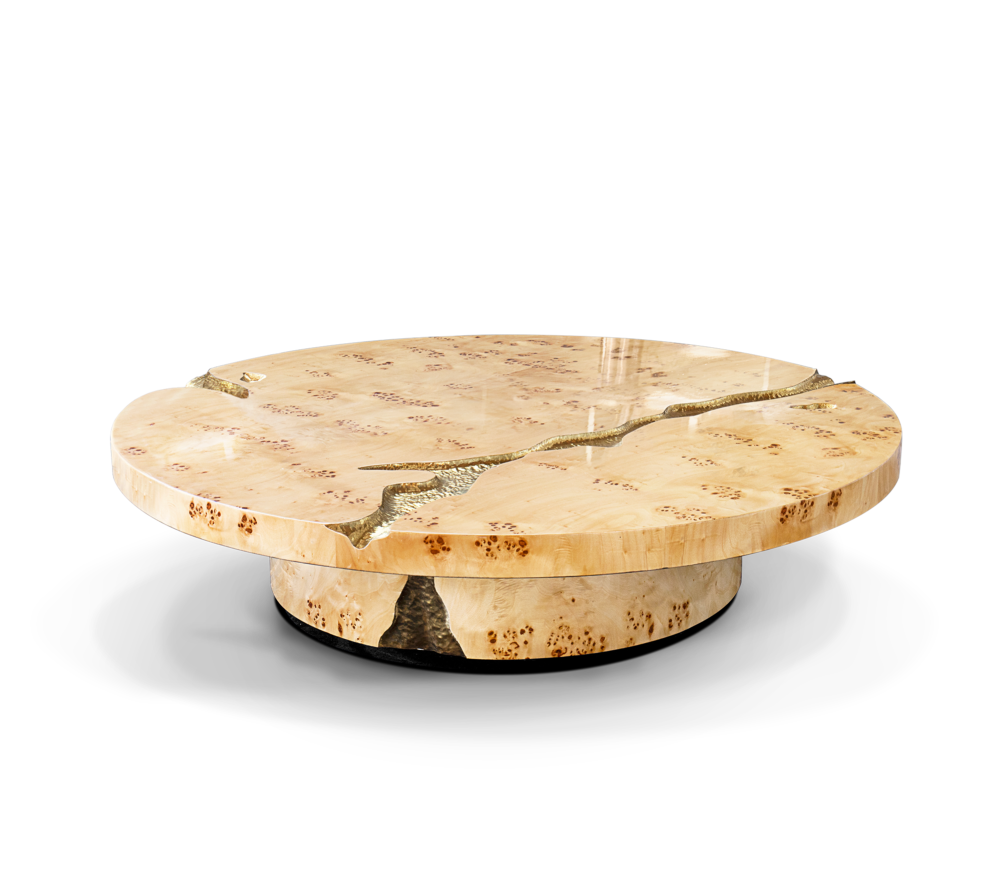 Dominion populierenhout 3-delige salontafelset