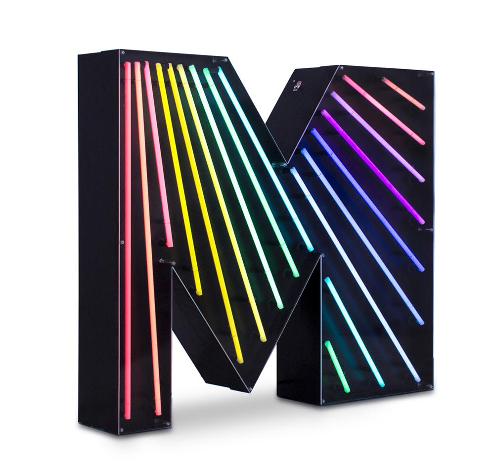 Magical Letter M lamp