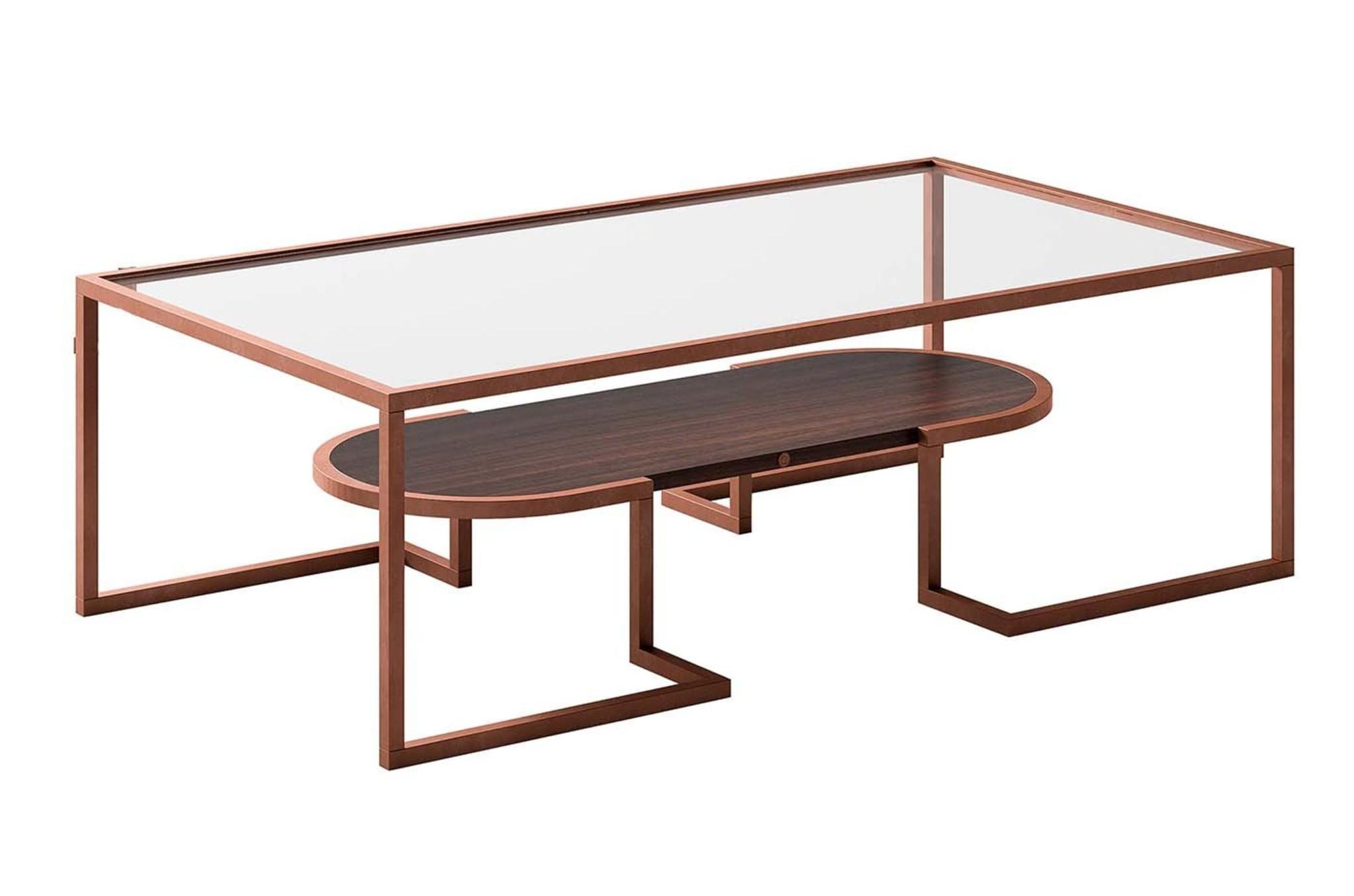 Bruine frame salontafel