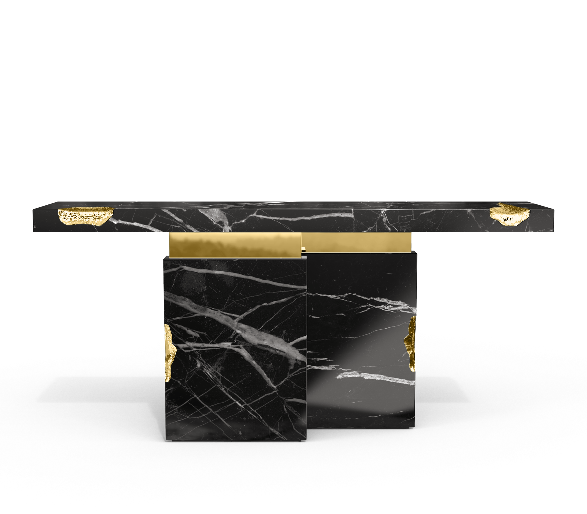 Dominion Nero Marquina console