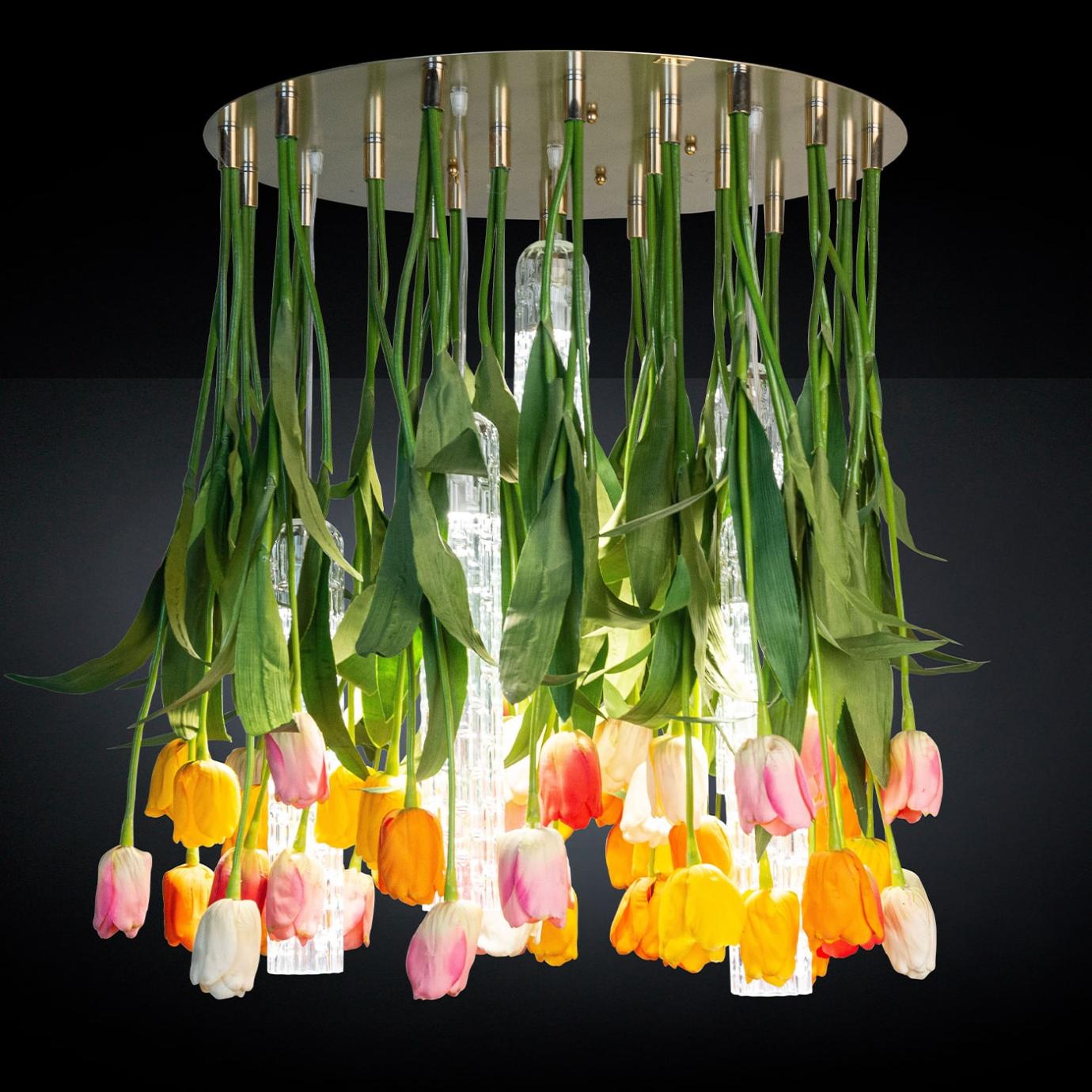 Tulip ronde kroonluchter