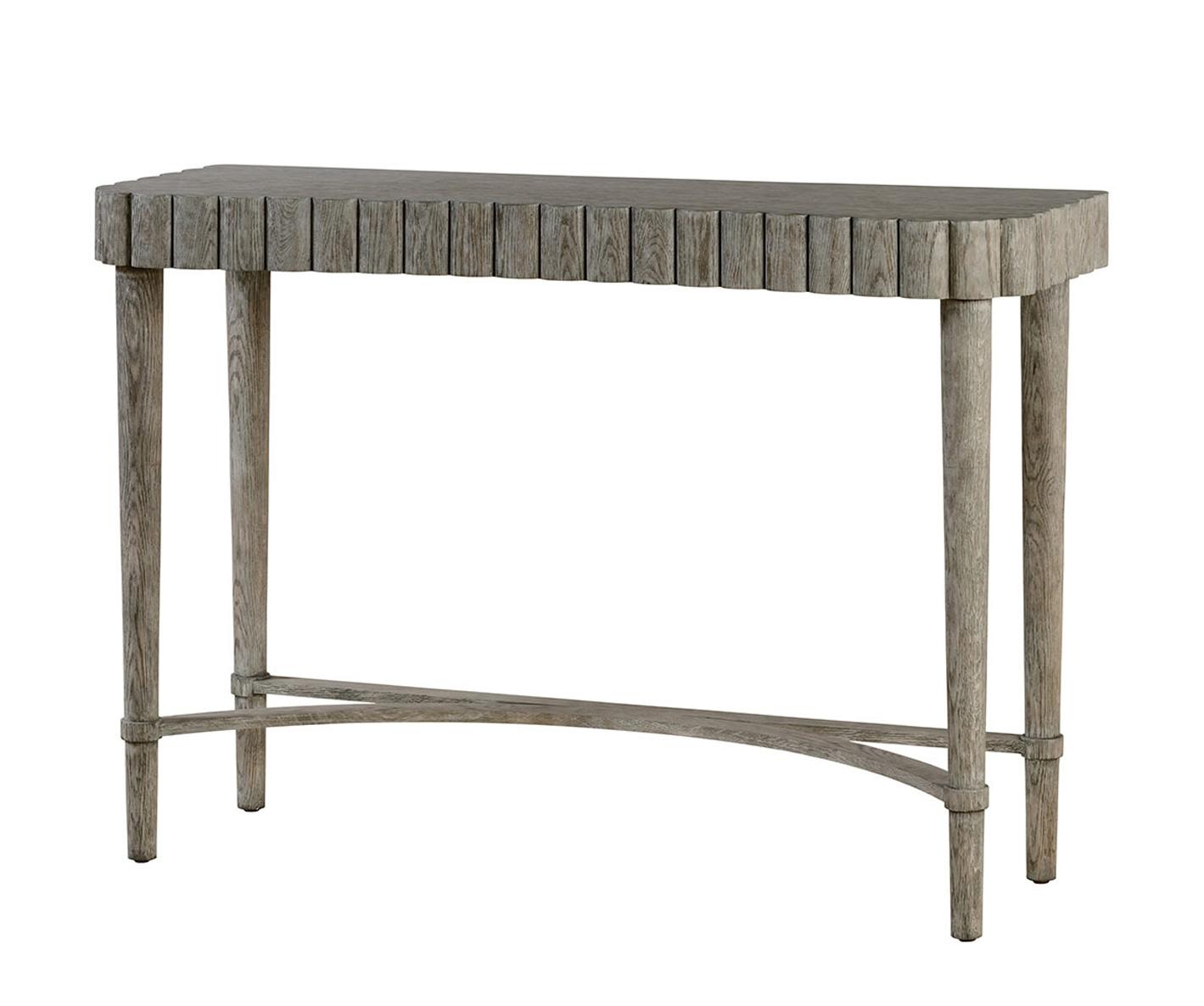 Allerdale Greyed Oak console