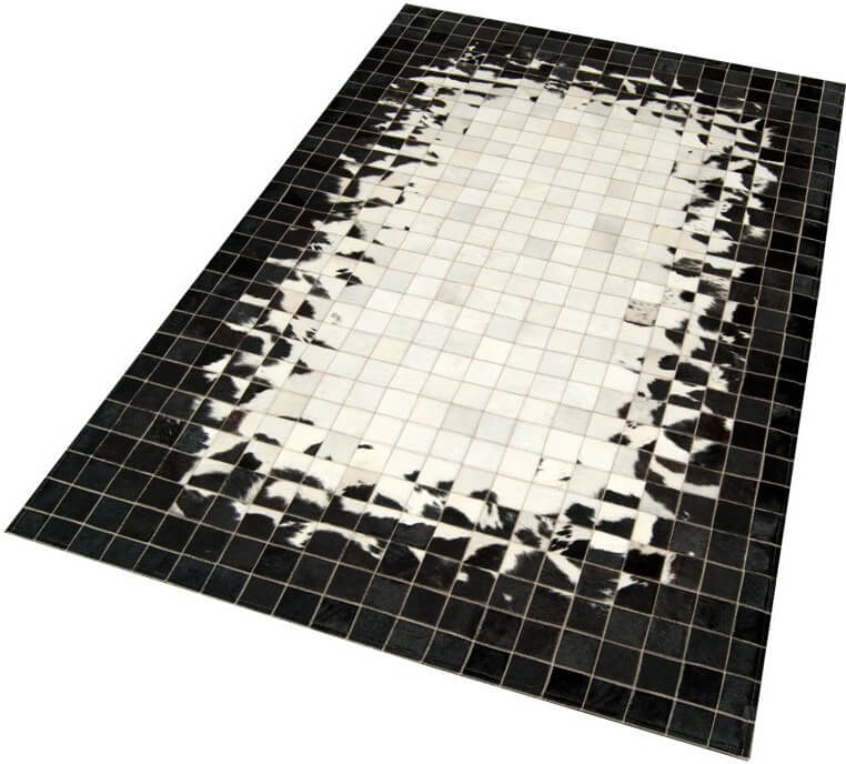 Mozaïek col.9 koeienhuid tapijt | Maat: 160 × 230 cm