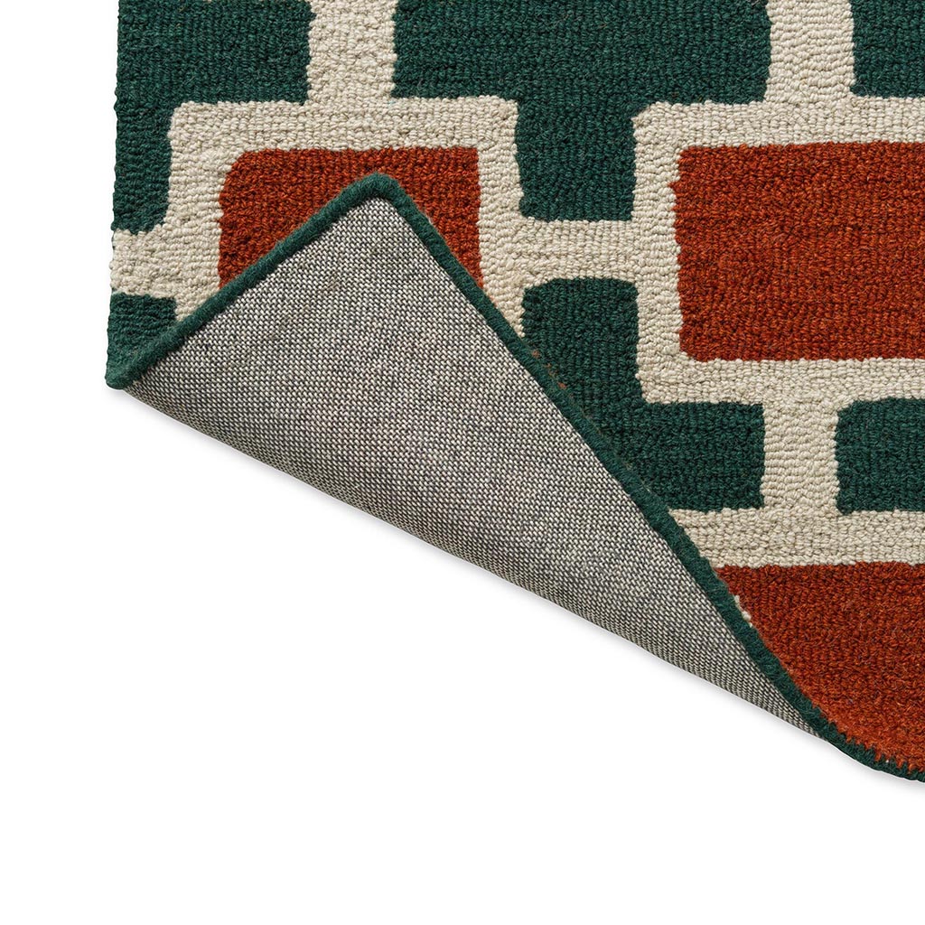 Hatch roest tapijt | Maat: 200 × 280 cm