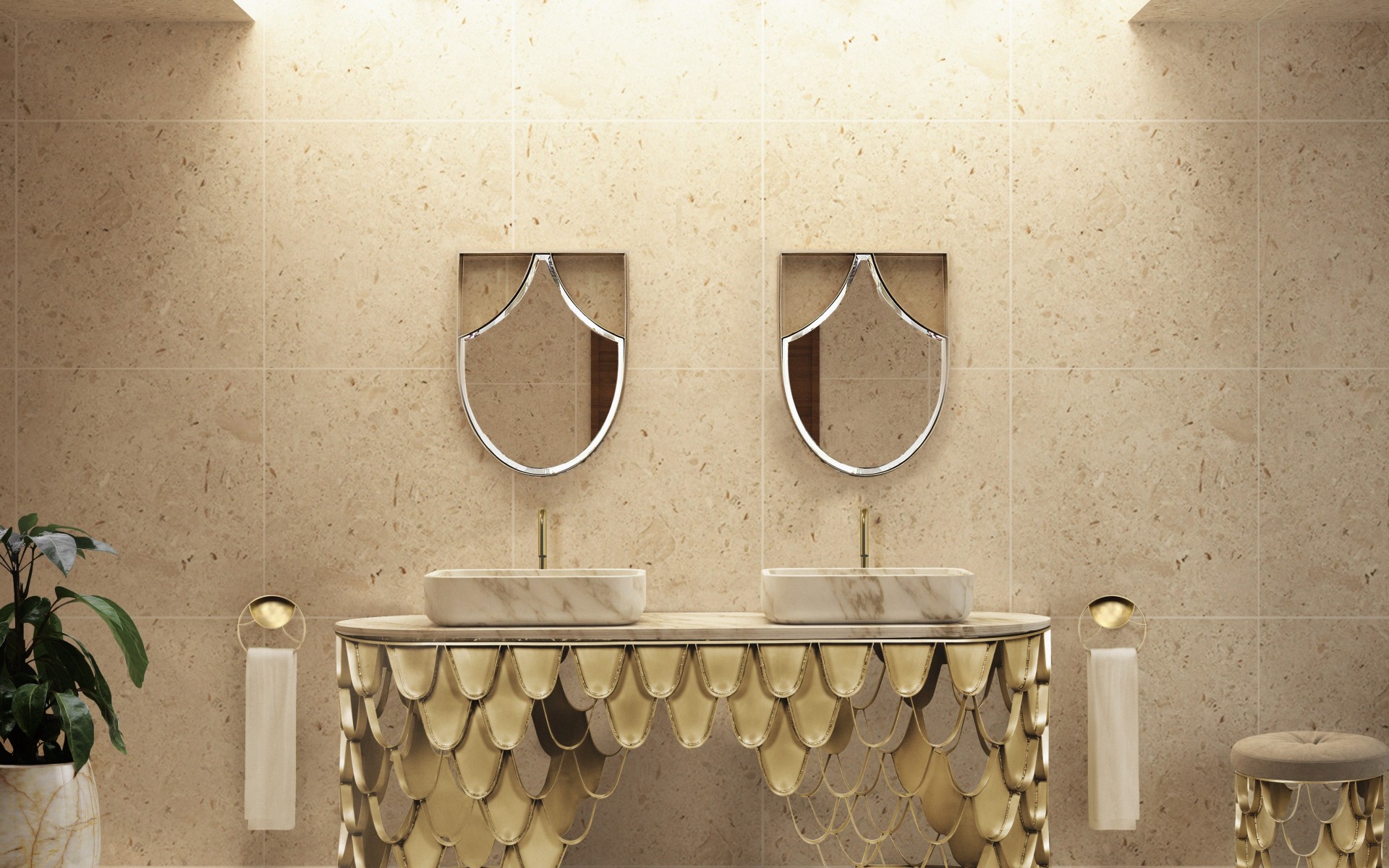 Atlas handdoekring - 3