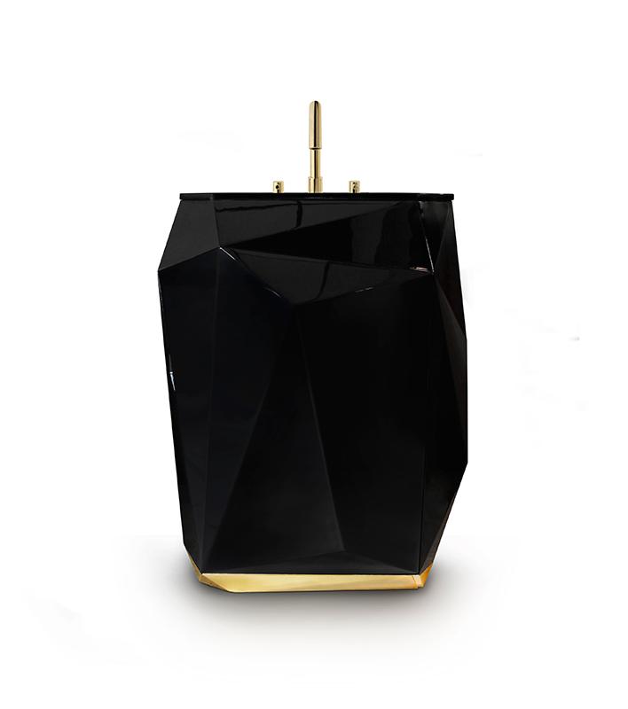 Gemstone zuil wastafel