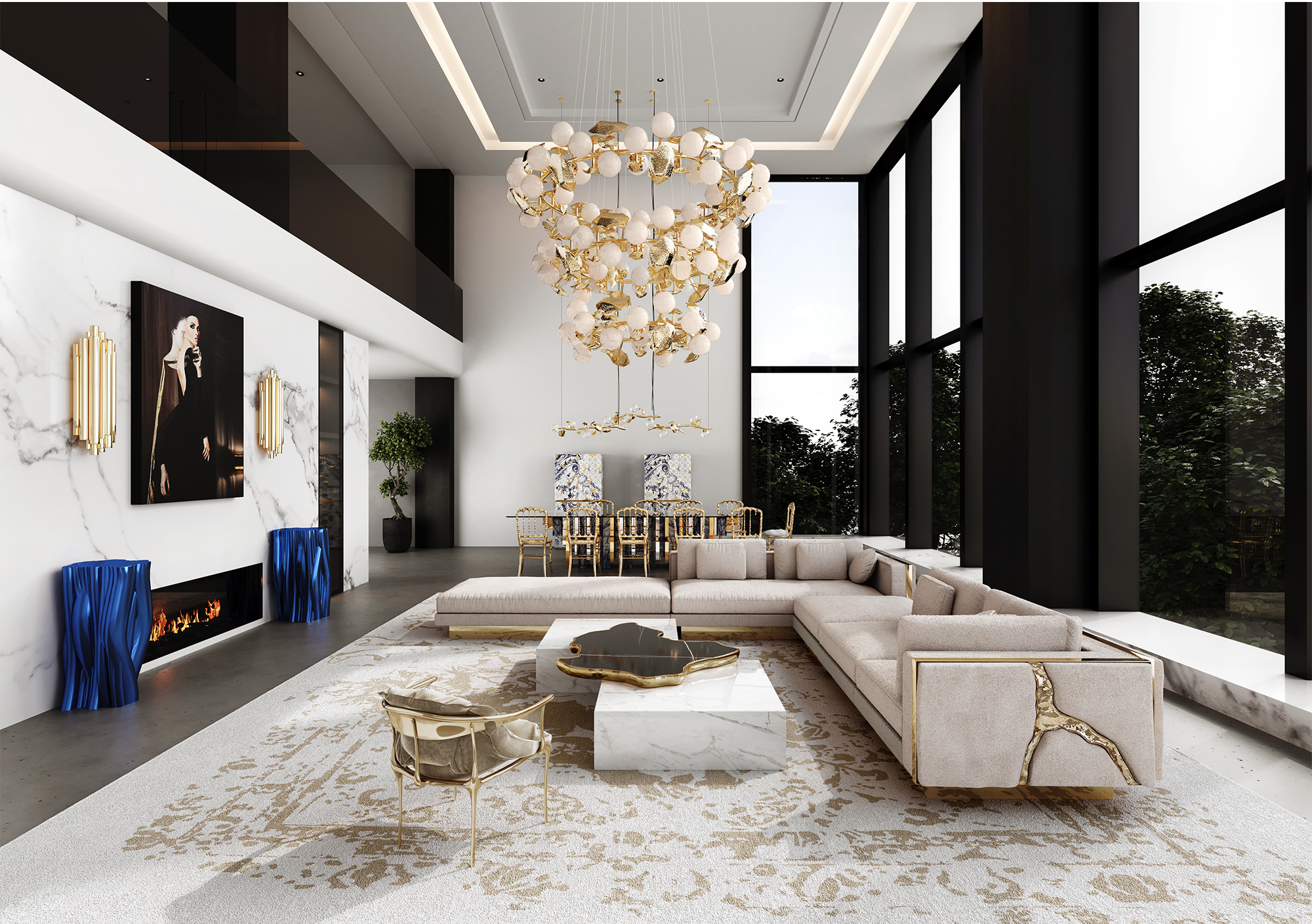 Athena Round III hanglamp