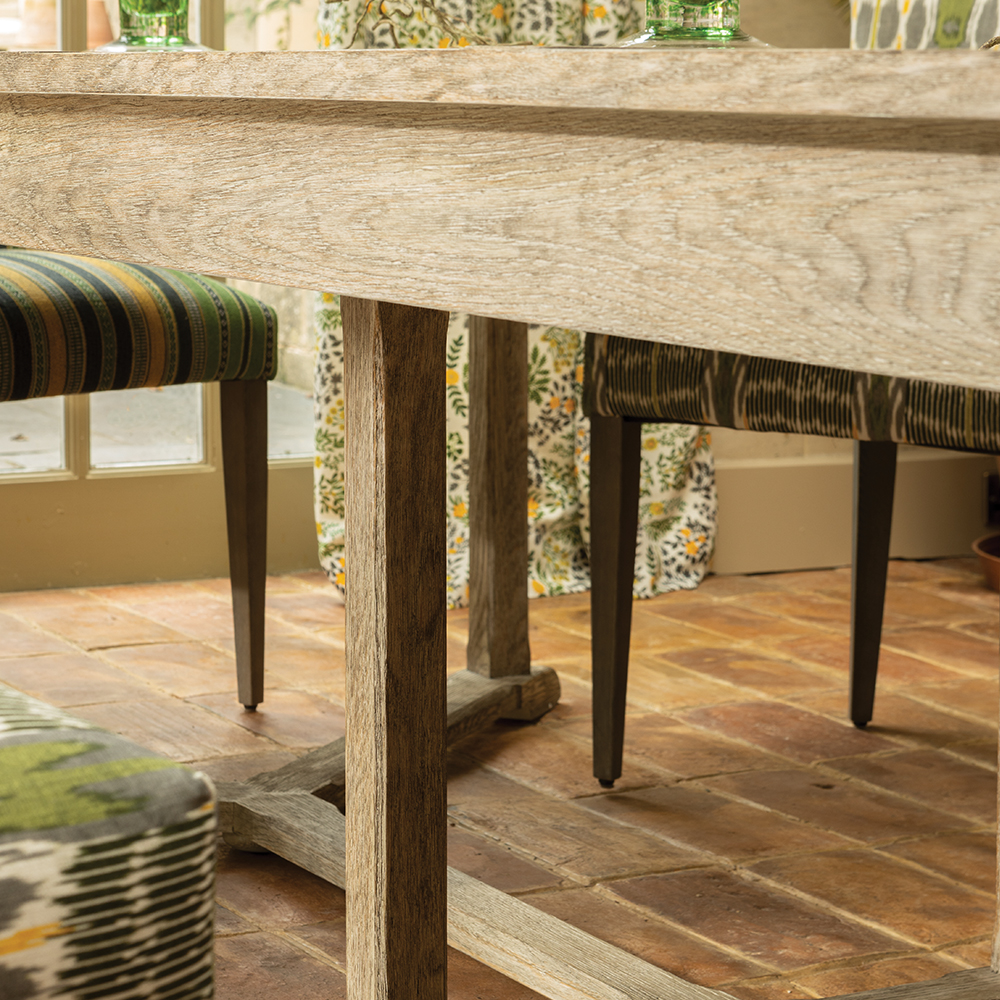 Hawford Greyed Oak eettafel