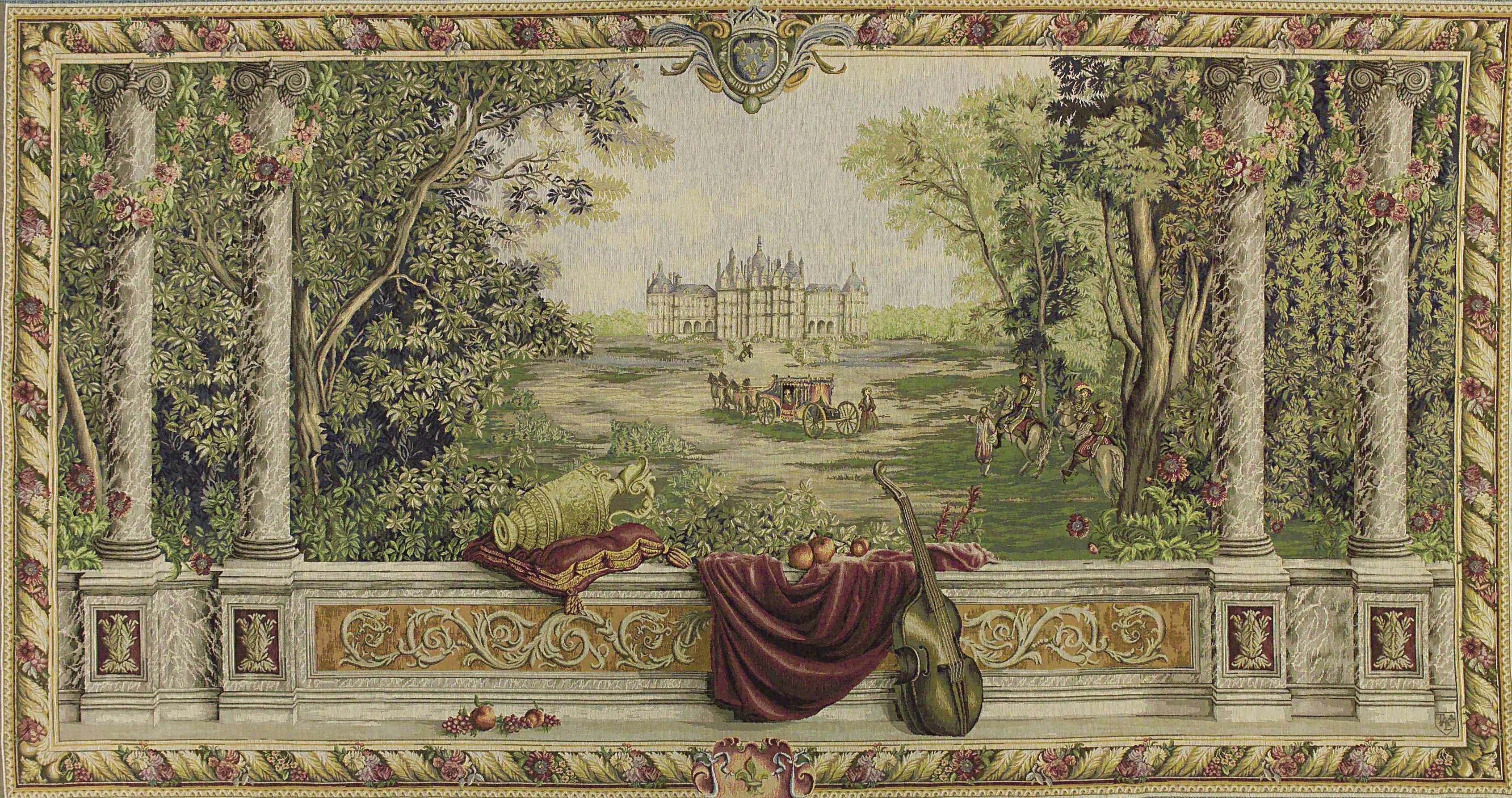 Greenery at the Castle groot wandtapijt