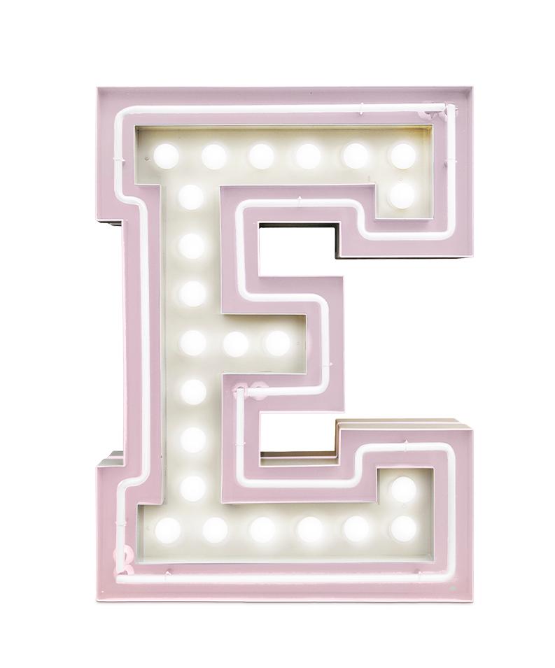 Enchanting Letter E lamp