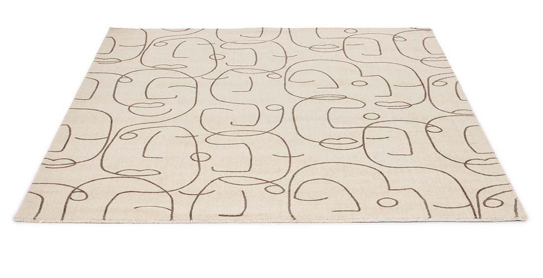 Epsilon charcoal tapijt | Maat: 200 × 280 cm