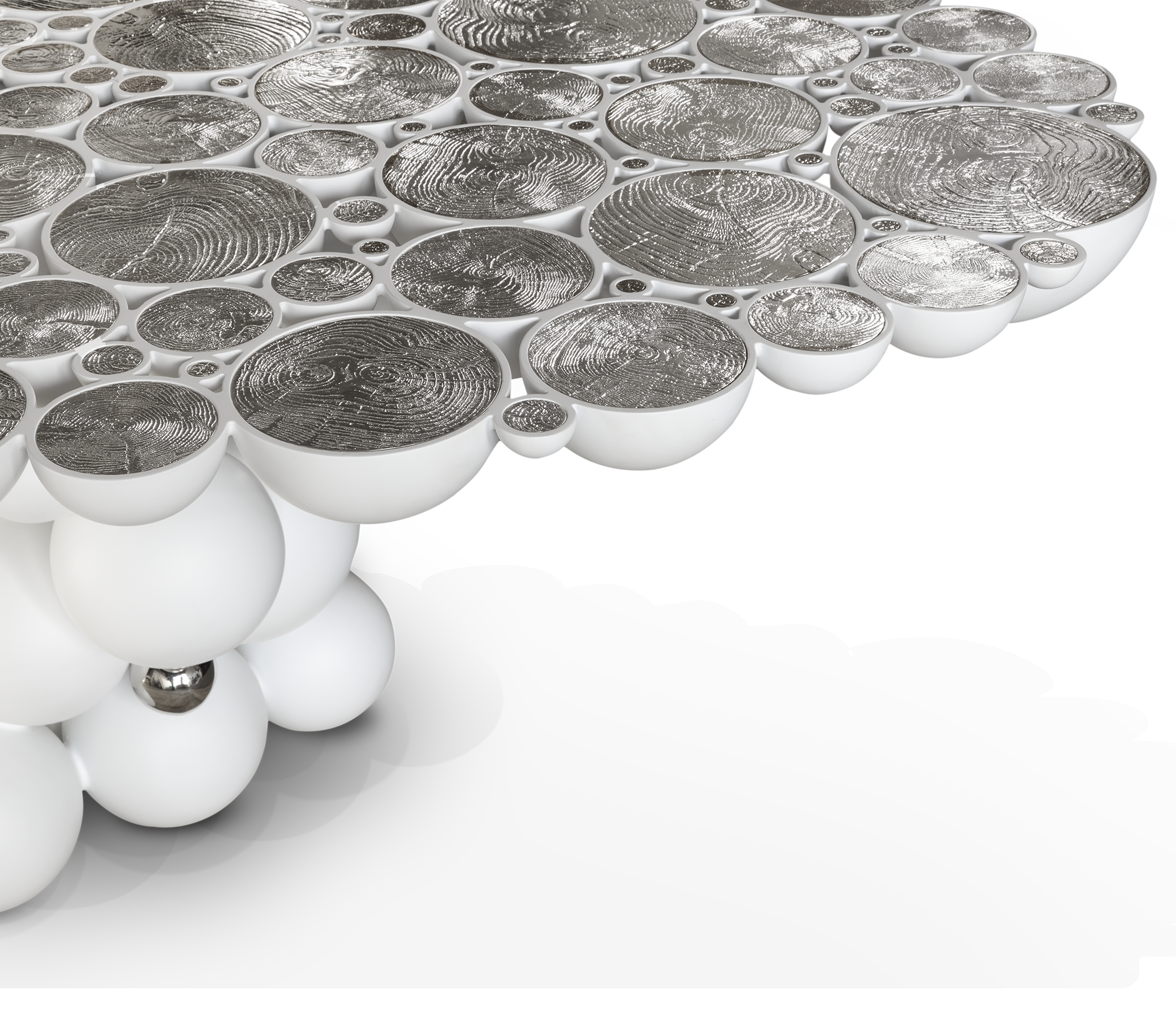 Orbit witte luxe eettafel