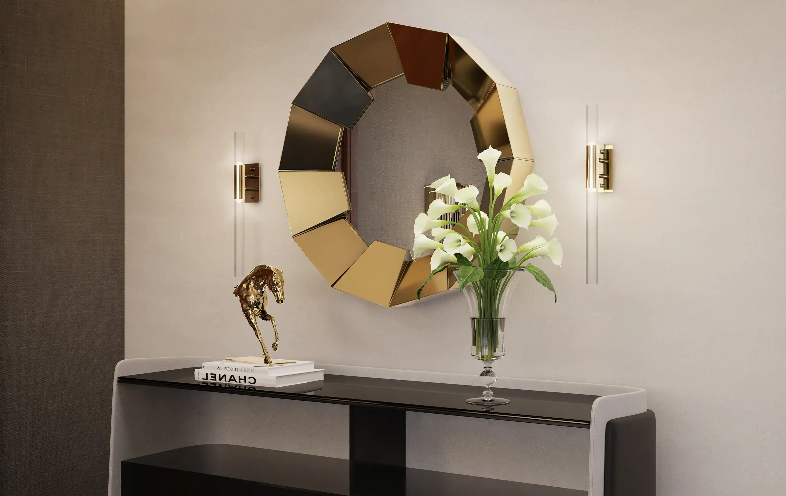 Radiance gouden spiegel - 4