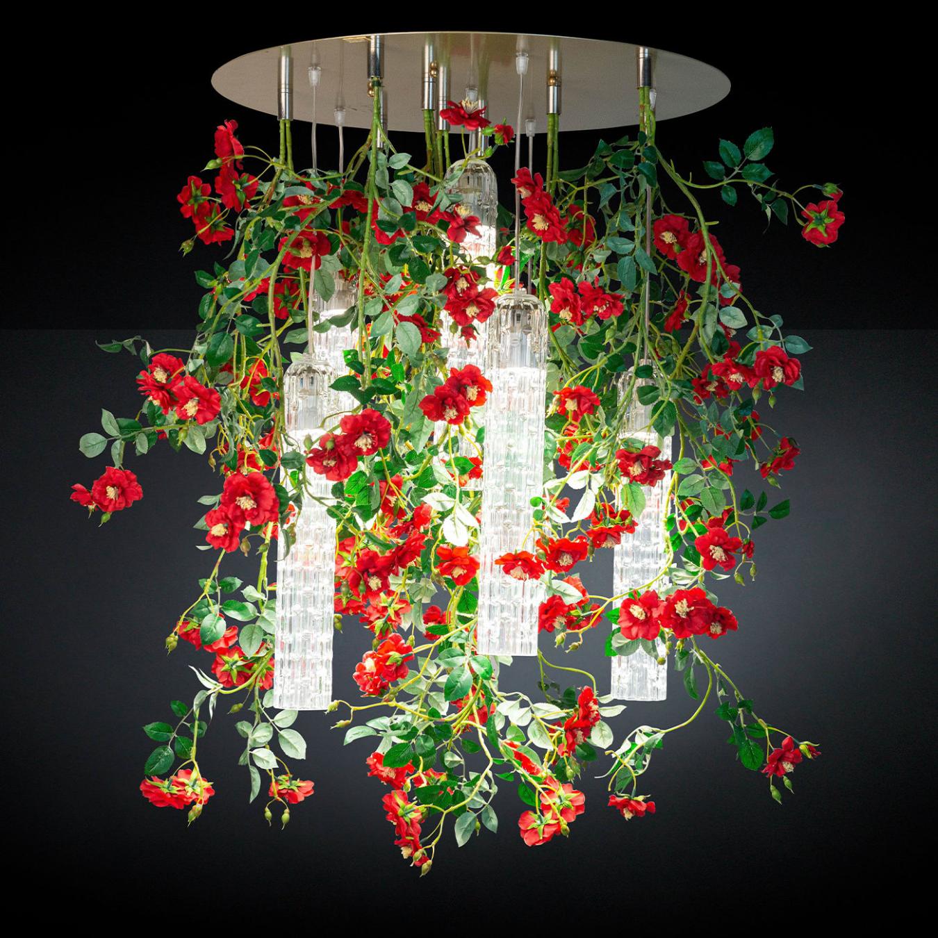 Wil Red Roses grote kroonluchter
