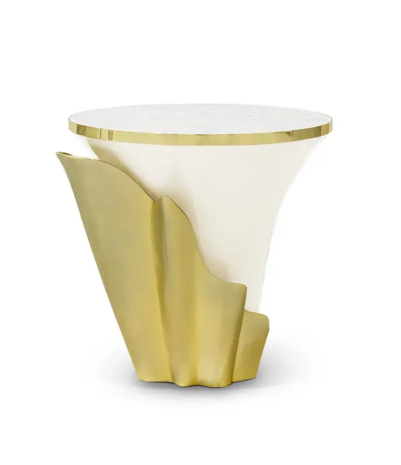 Solstice parelmoer bijzettafel