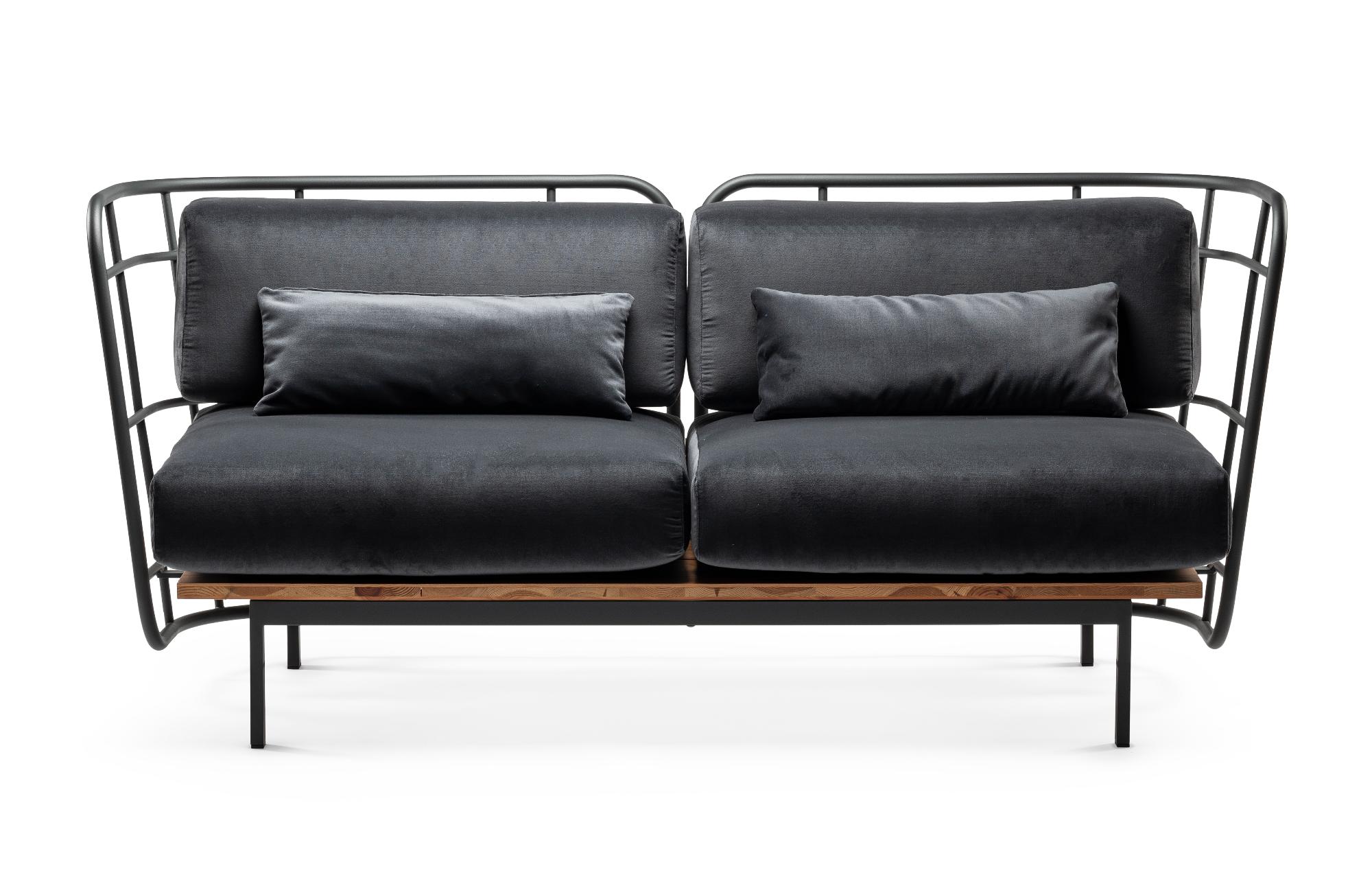 Jujube D Zwarte Buiten Loungebank