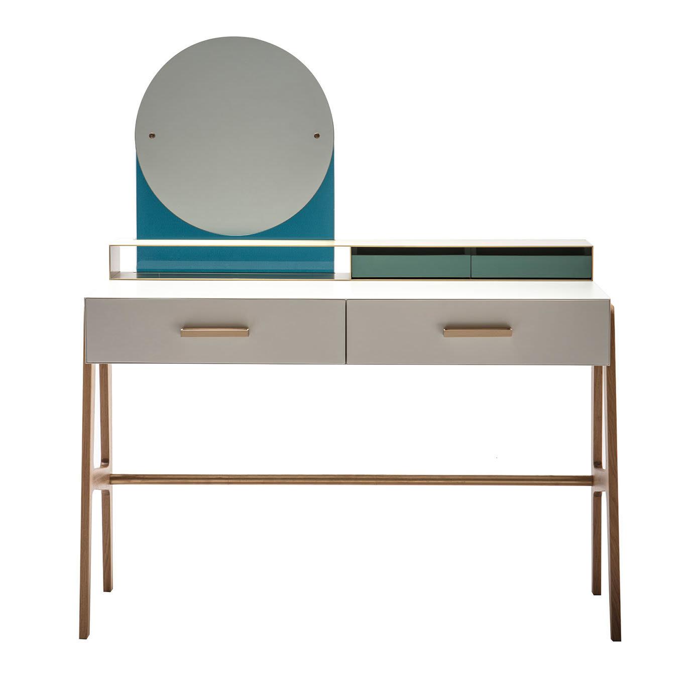 Verfijnde kaptafel met spiegel