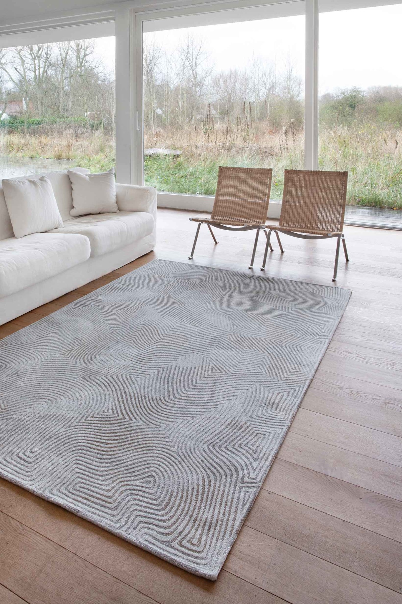Coral - Oyster White tapijt | Maat: 240 × 340 cm