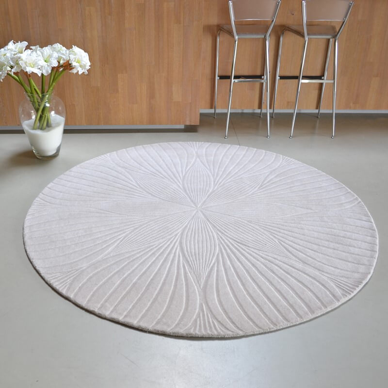 Folia stone rond tapijt | Maat: Ø 150 cm