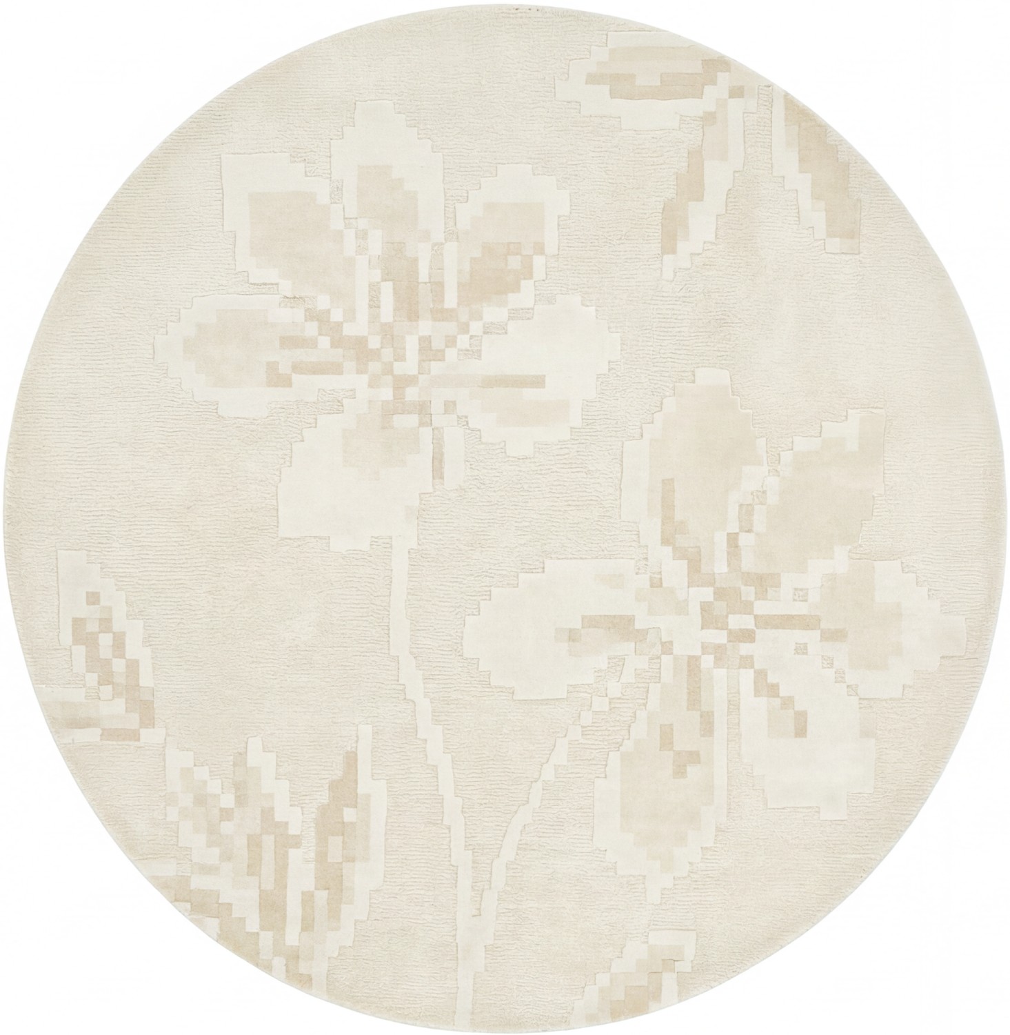 Ivory Rosette vloerkleed