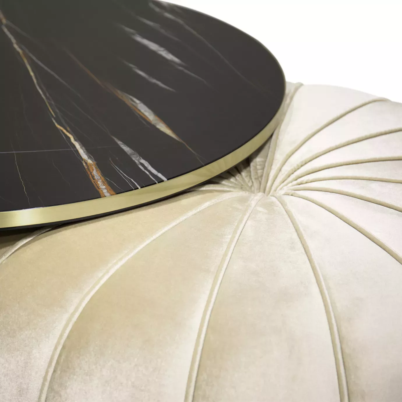 Enlace Sahara Noir marmer salontafel