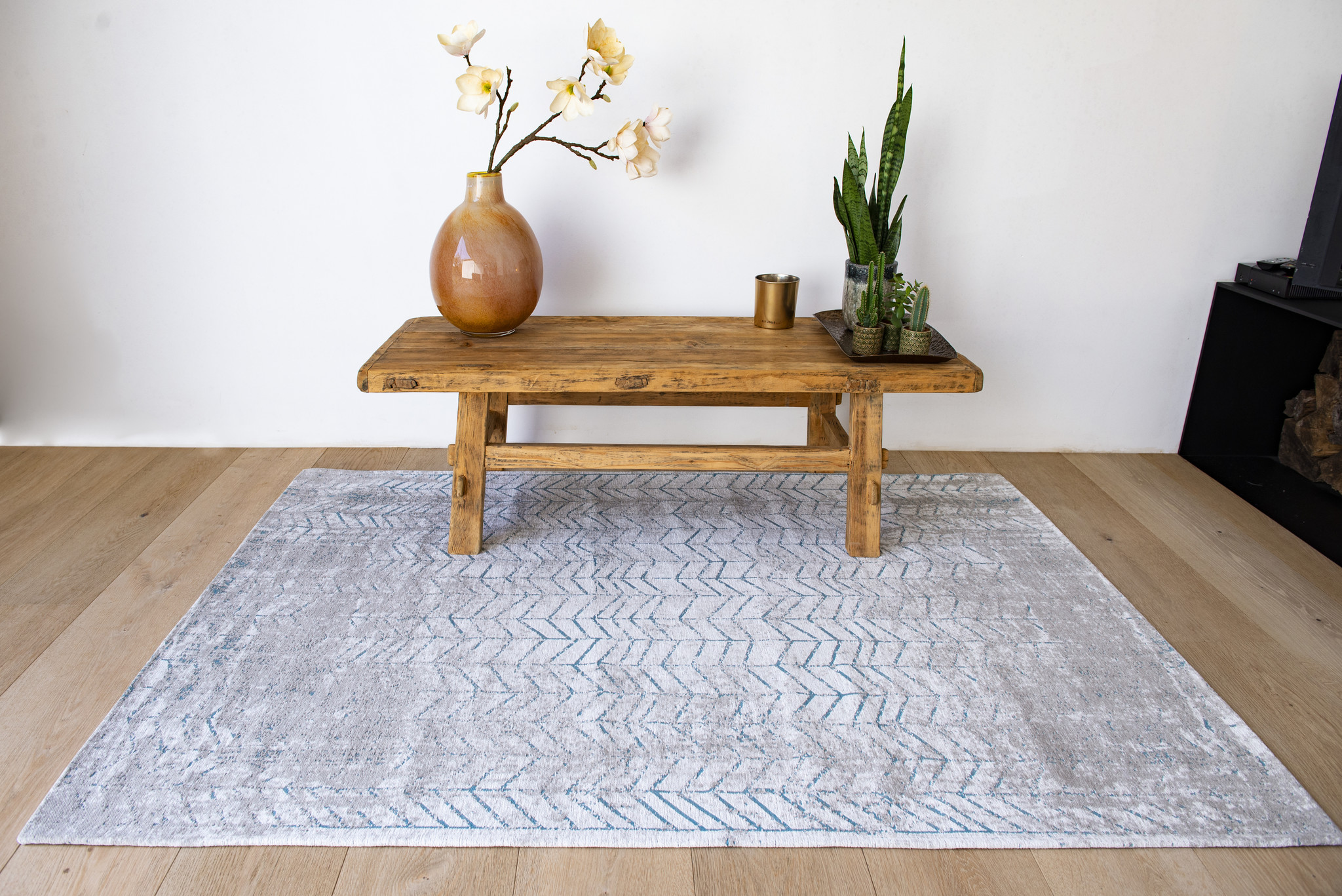 Tribeca Blue tapijt | Maat: 280 × 360 cm