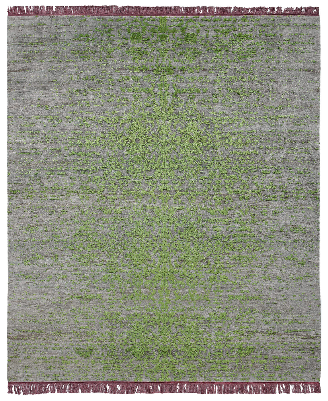 Milano radi stomped groen tapijt | Maat: 350 × 450 cm