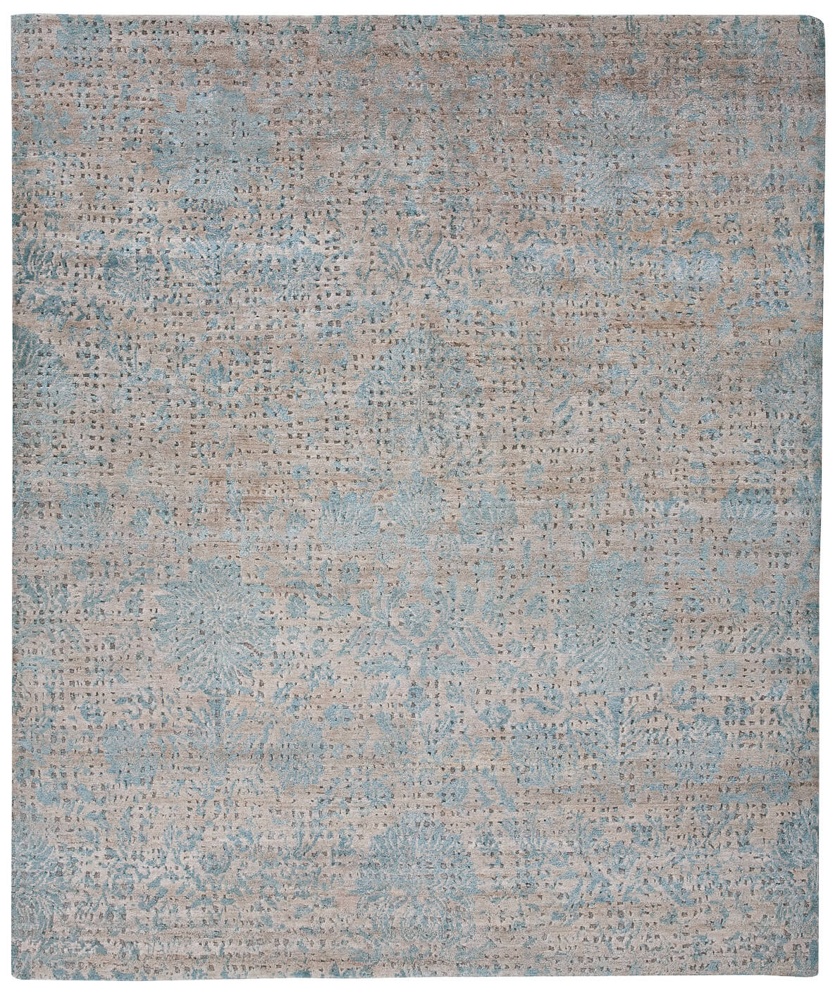 Verona ripped blauw tapijt | Maat: 300 × 400 cm