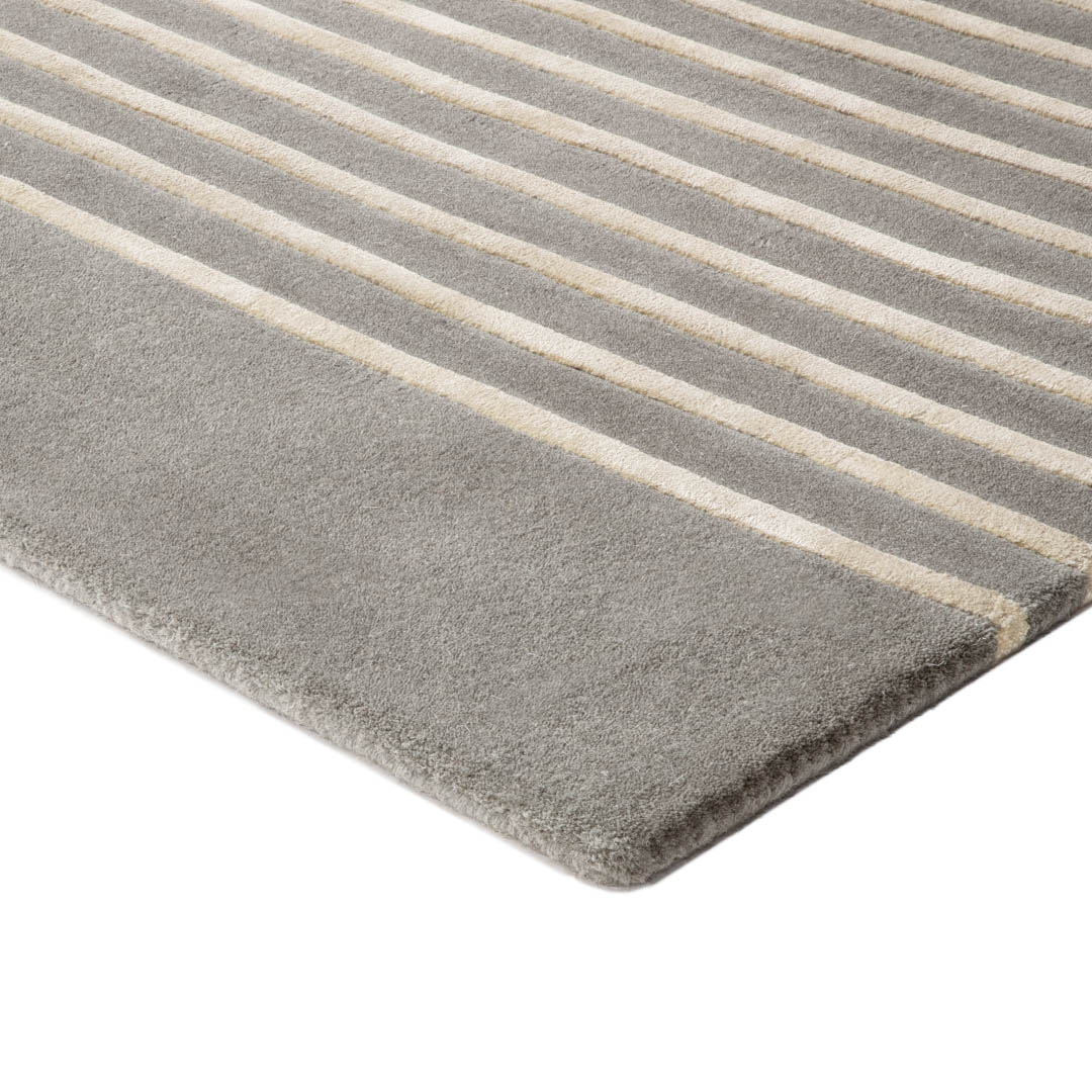 Stripes Iron modern vloerkleed