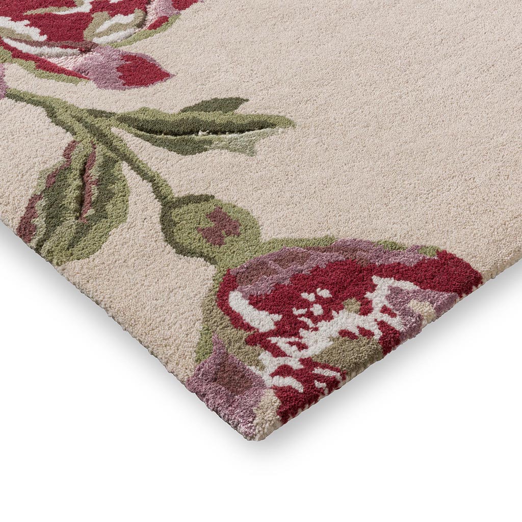 Summer palace cranb/druif tapijt | Maat: 250 × 350 cm