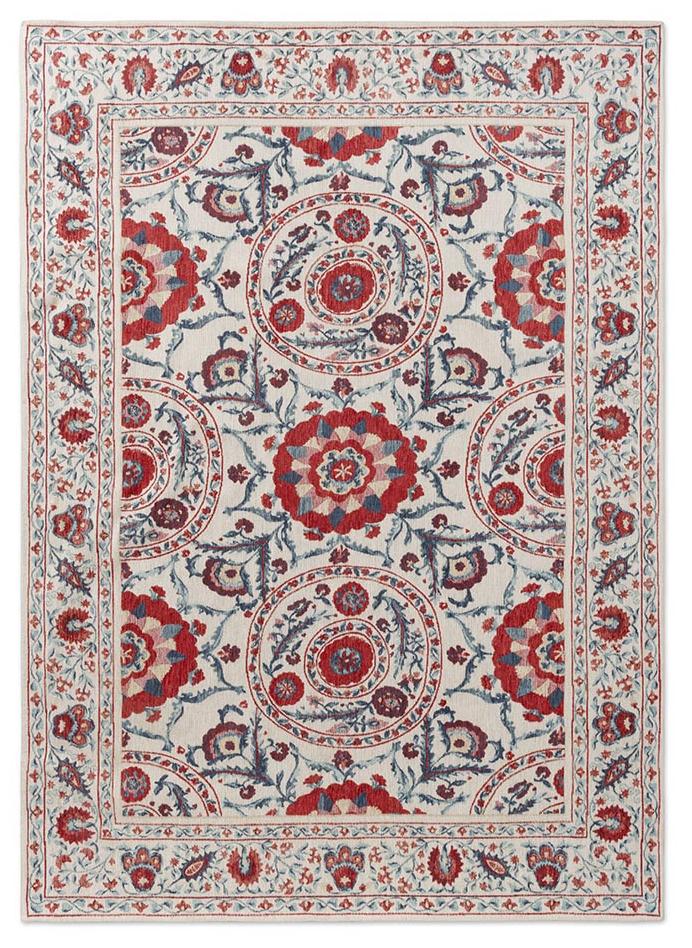 Anthos Red/Indigo vloerkleed