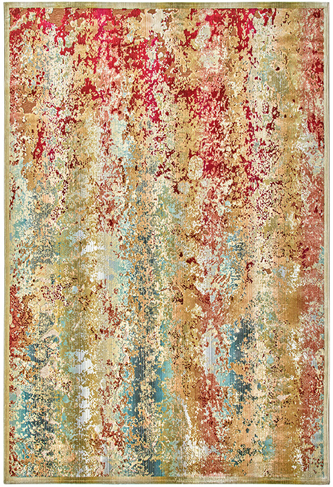 Egypt abstract Multi tapijt | Maat: 195 × 280 cm