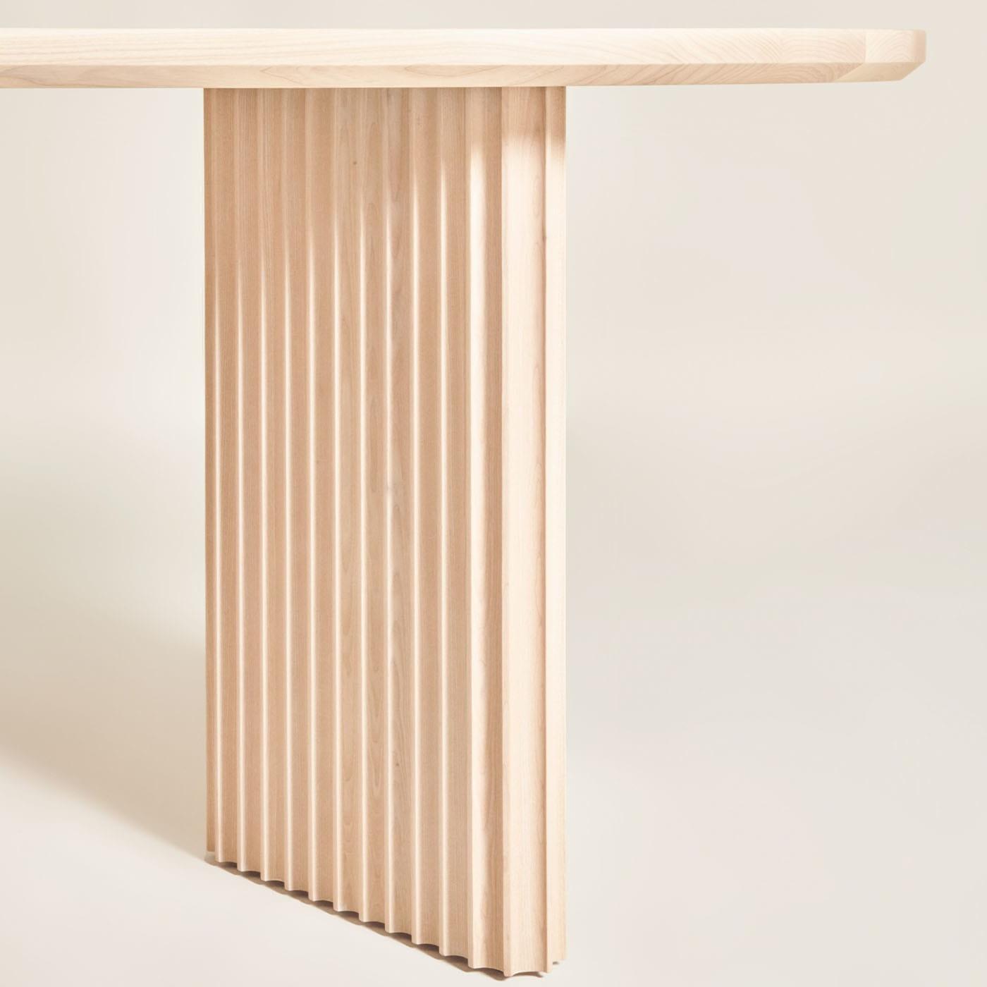 Basalto natuurlijke essen tafel