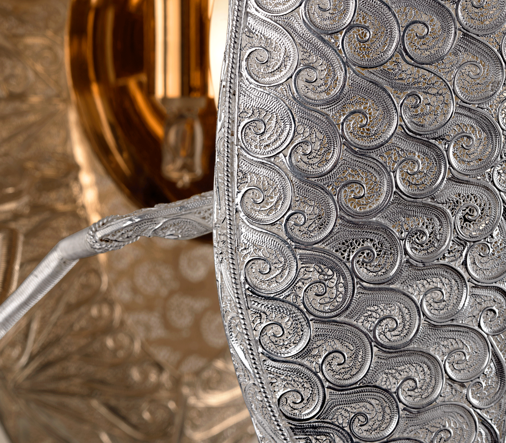 Filigree Scarab wandlamp