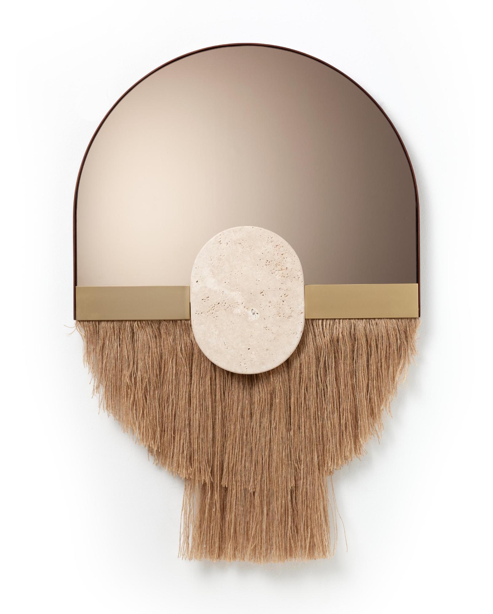 Souk Ecru Latte decoratieve wandspiegel