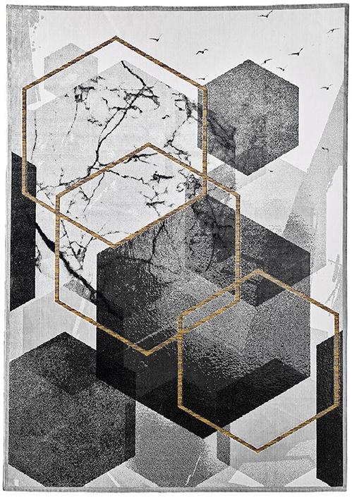 Gabriel geometrisch tapijt | Maat: 160 × 235 cm