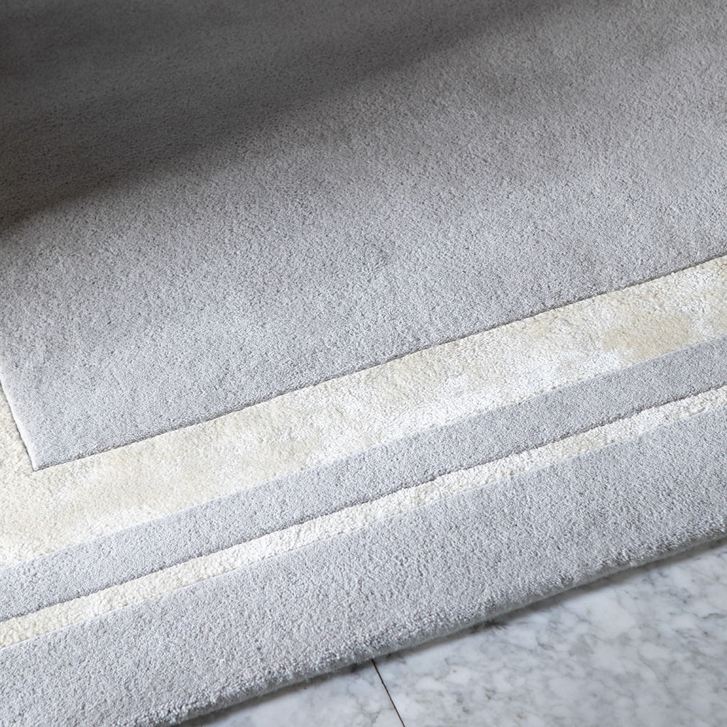 Redbrook-zilver tapijt | Maat: 140 × 200 cm