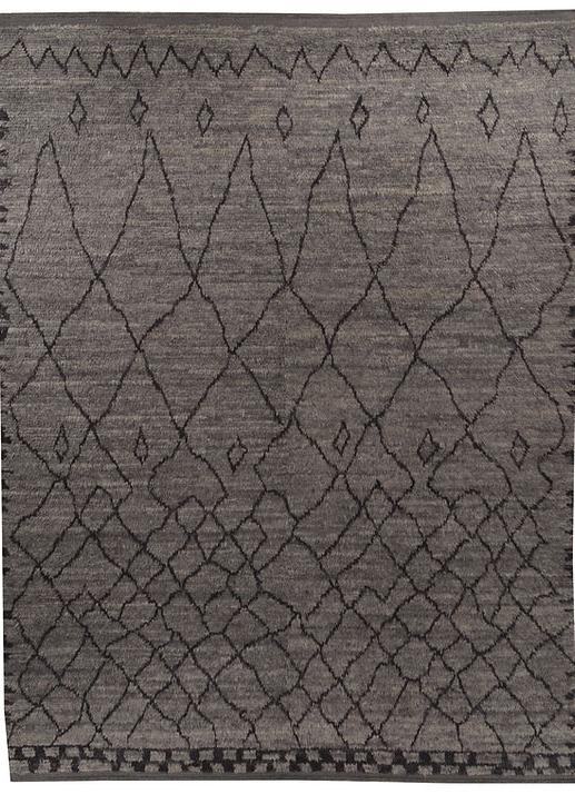 Berber bruin hoogpolig tapijt