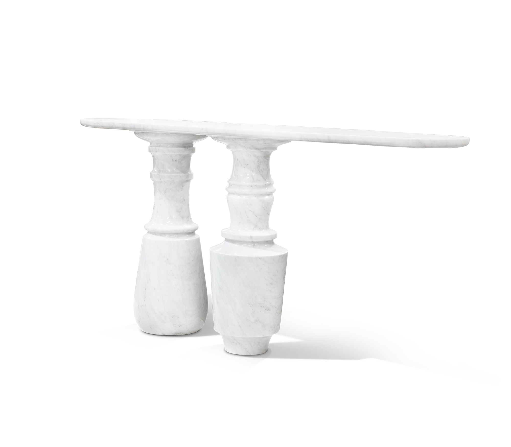 Obsidian Carrara console