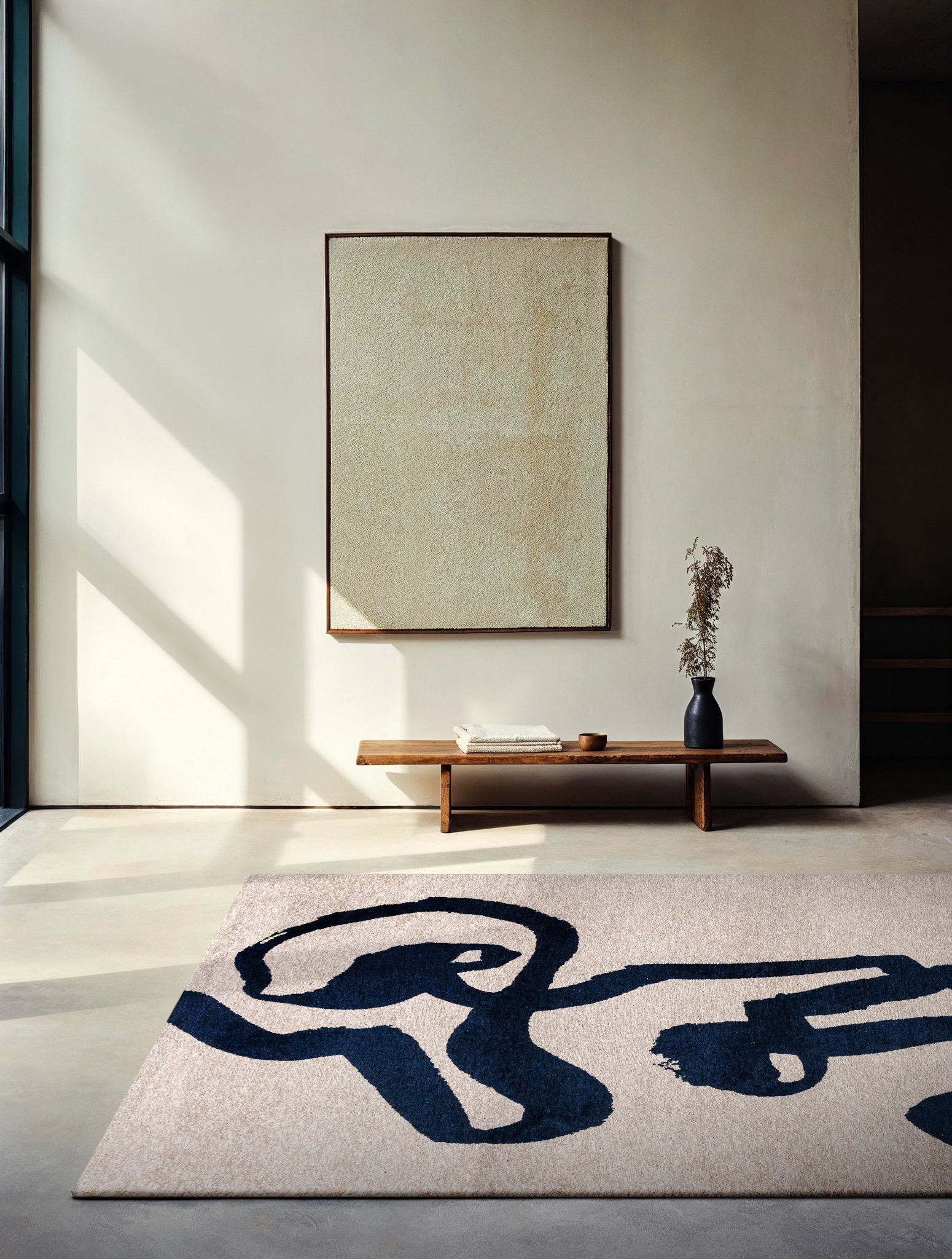 Sea Ink tapijt | Maat: 80 × 150 cm