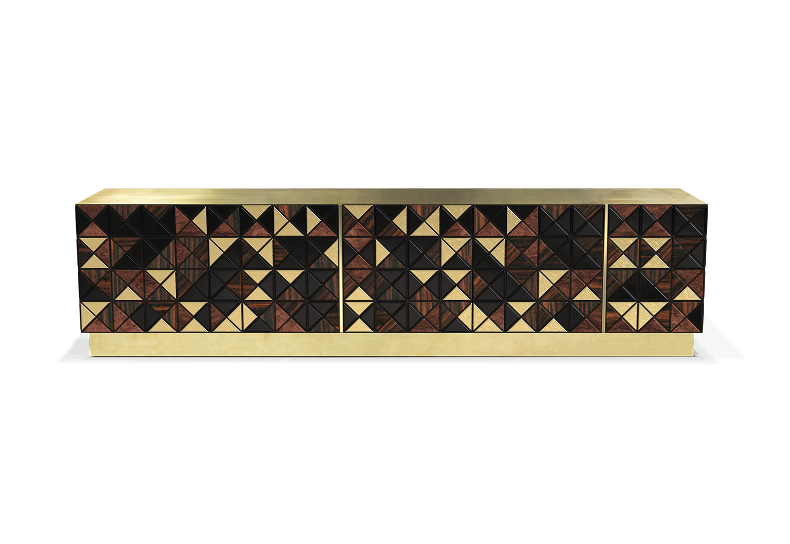 Mosaic walnoten tv-kast