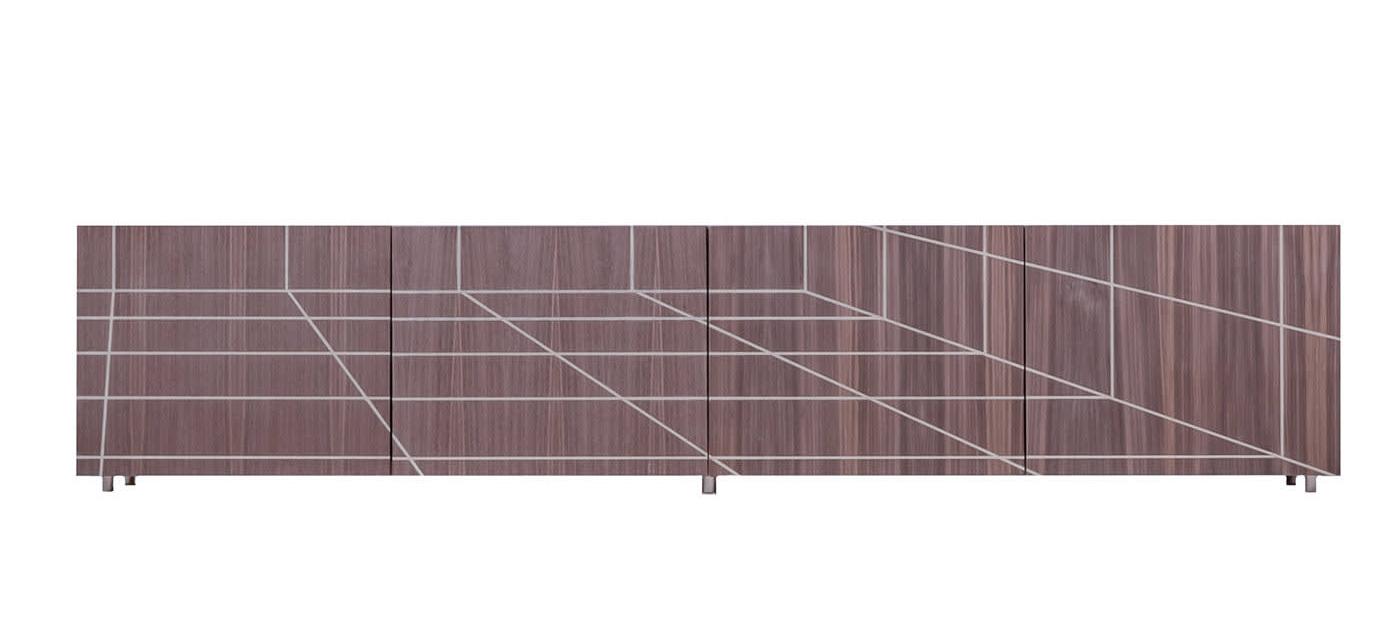 Eigentijds laag dressoir