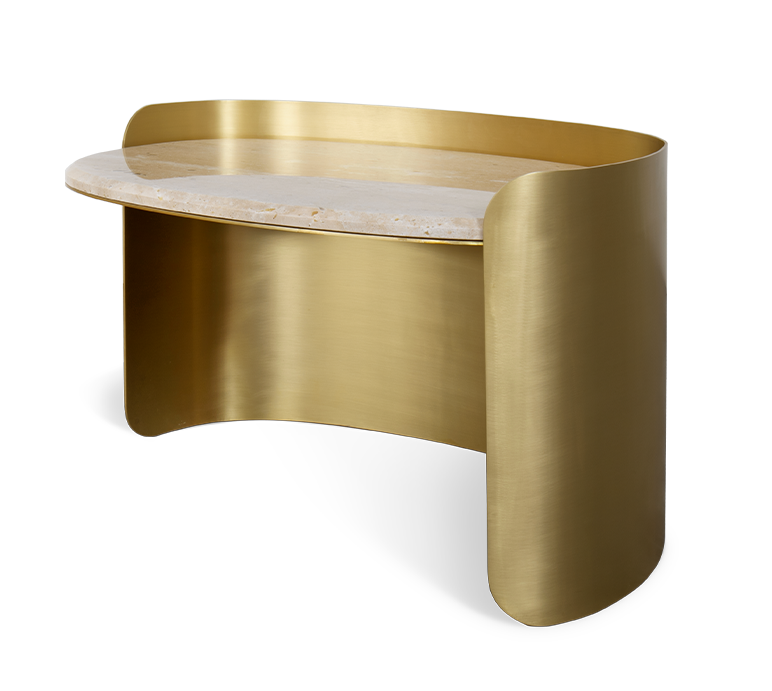 Franklin Scott ovale bijzettafel